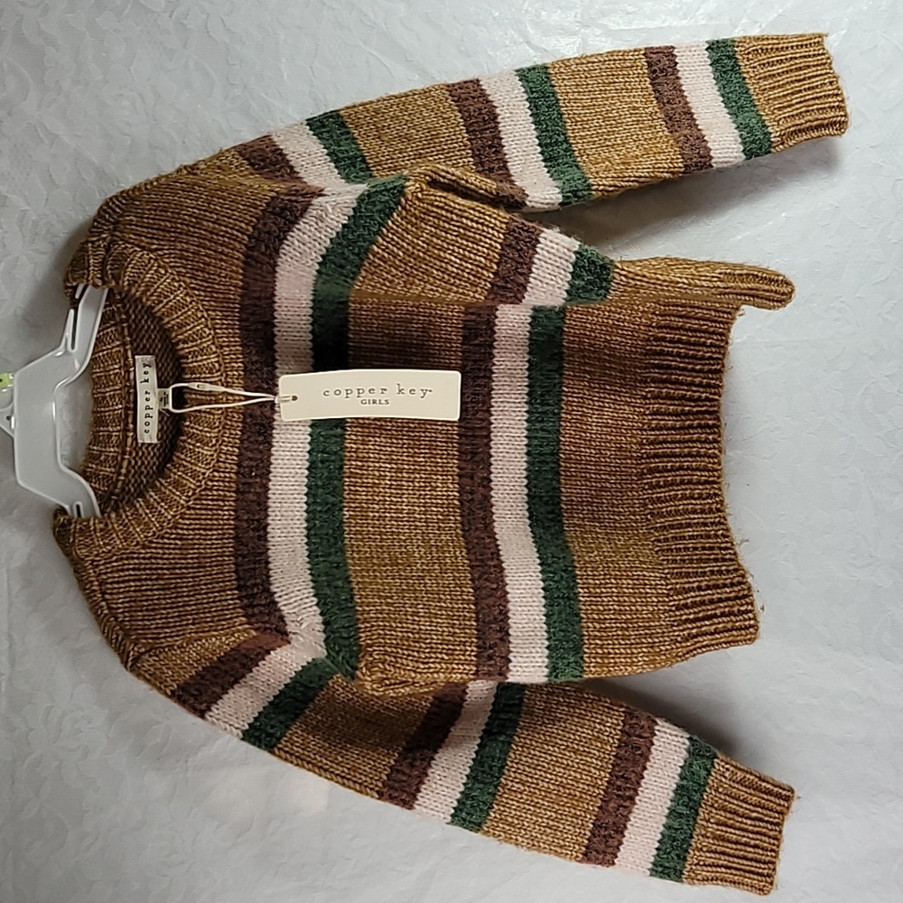 Copper Key Girls Crewneck Sweater Size 4t